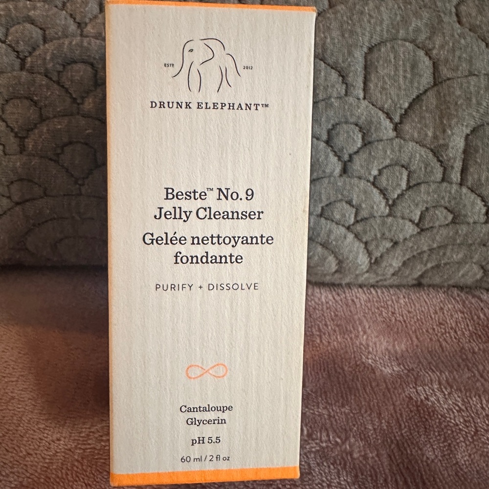 NIB Sealed Drunk Elephant Beste No. 9 Jelly Cleanser 60 ml/2 fl oz